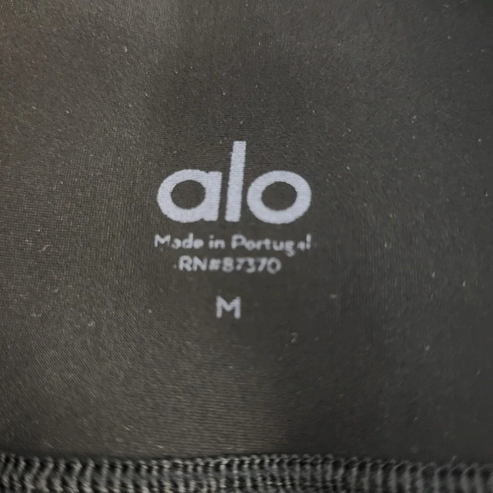 Alo Yoga Black Leggings Size Medium Women's High Waist